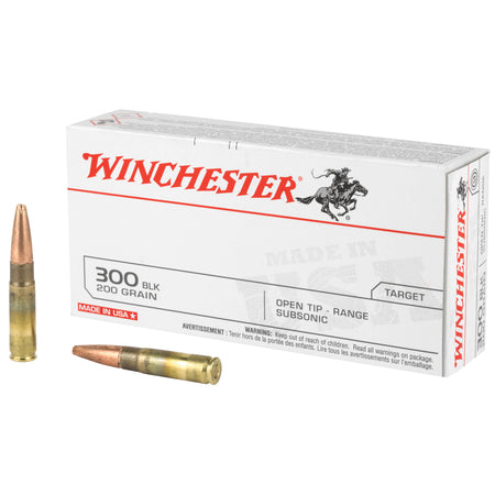 Winchester .300 AAC Blackout 200gr Open Tip Subsonic Ammo