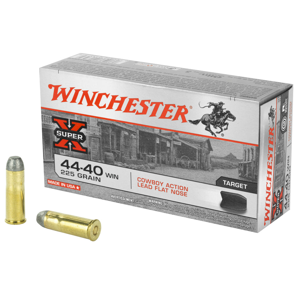 Winchester .44-40 Winchester USA Super X Cowboy Action 225gr Solid Ammo