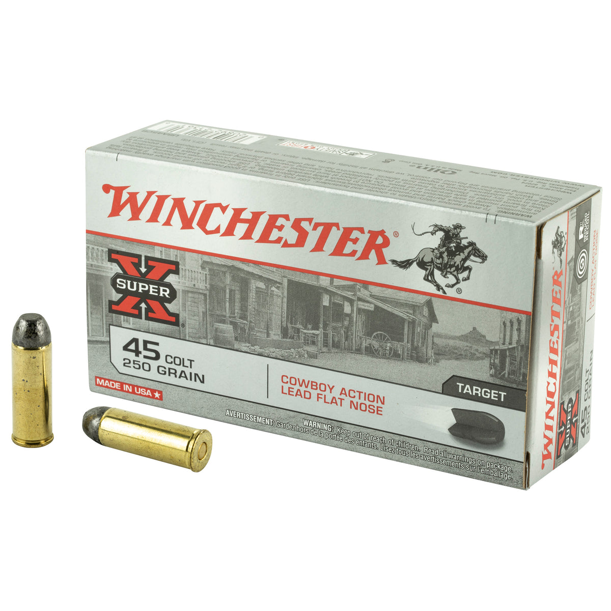 Winchester .45 Colt Super-X 250gr LFN Ammo