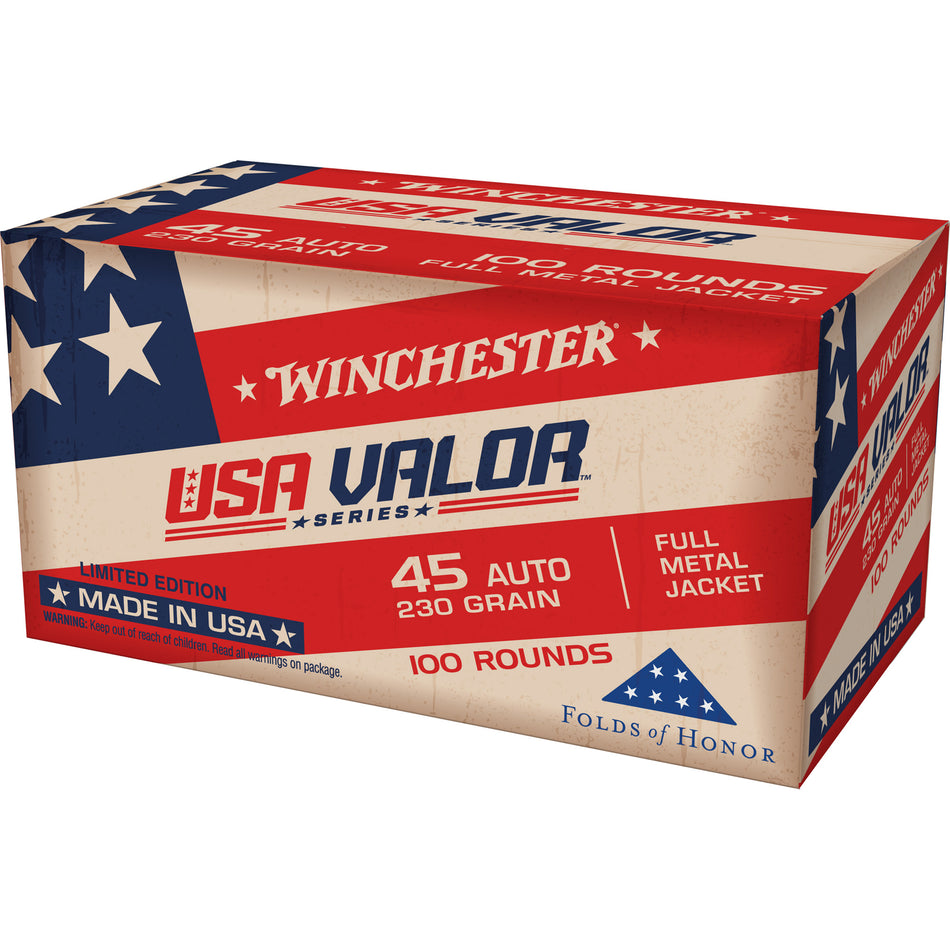 Winchester .45 Auto 230gr FMJ Ammo