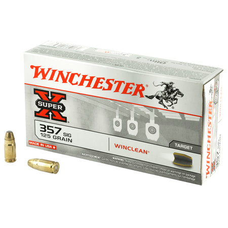 Winchester .357 Sig Super X 125gr JSP Ammo