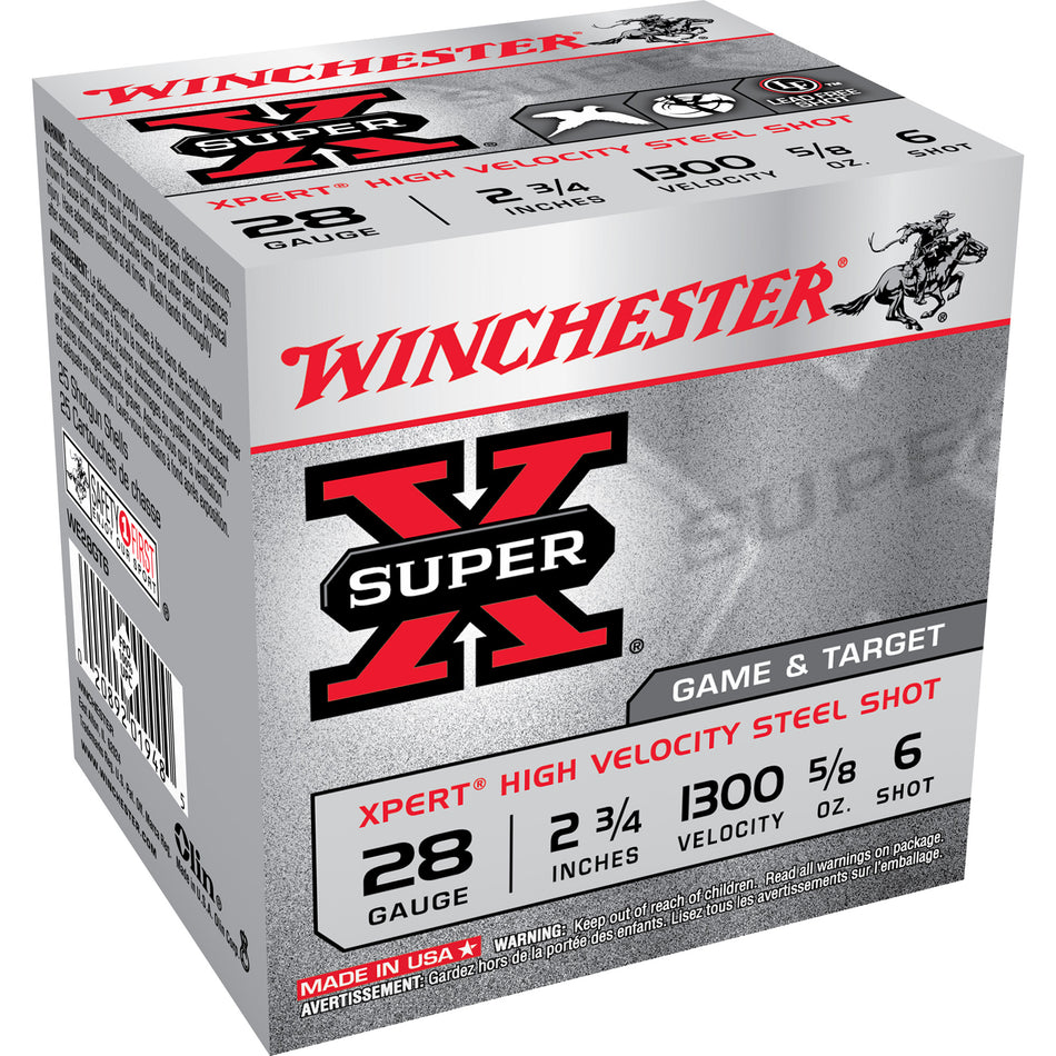 Winchester Super-X Xpert 28 Gauge 2 3/4" 5/8 oz #6 Shot
