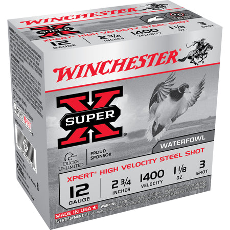 Winchester Super-X Xpert 12 Gauge 2 3/4" 1 1/8 oz #3 Shot