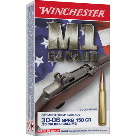 Winchester .30-06 Springfield Active Duty M2 150gr FMJ Ammo