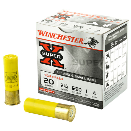Winchester Super-X Heavy Game Load 20 Gauge 2 3/4" 1 oz #4 Shot