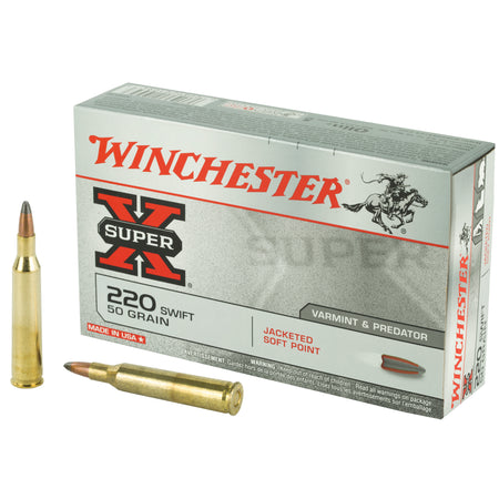 Winchester .220 Swift Super-X 50gr JSP Ammo