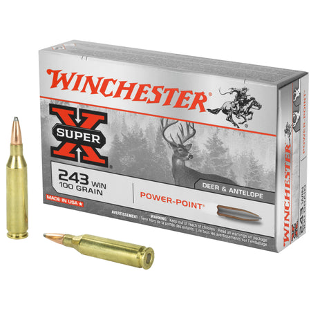 Winchester .243 Win Super-X 100gr PP Ammo