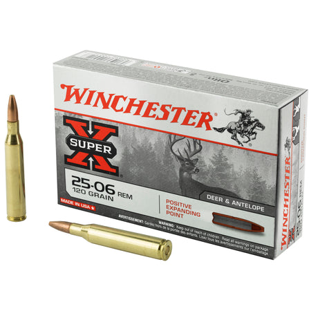 Winchester .25-06 Remington Super-X 120gr JHP Ammo
