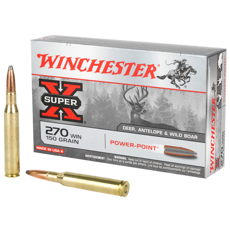 Winchester .270 Win Super-X 150gr PP Ammo