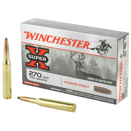 Winchester .270 Win Super-X 130gr Power-Point Ammo