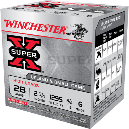 Winchester Super X Heavy Game Load 28 Gauge 2.75" Ammo