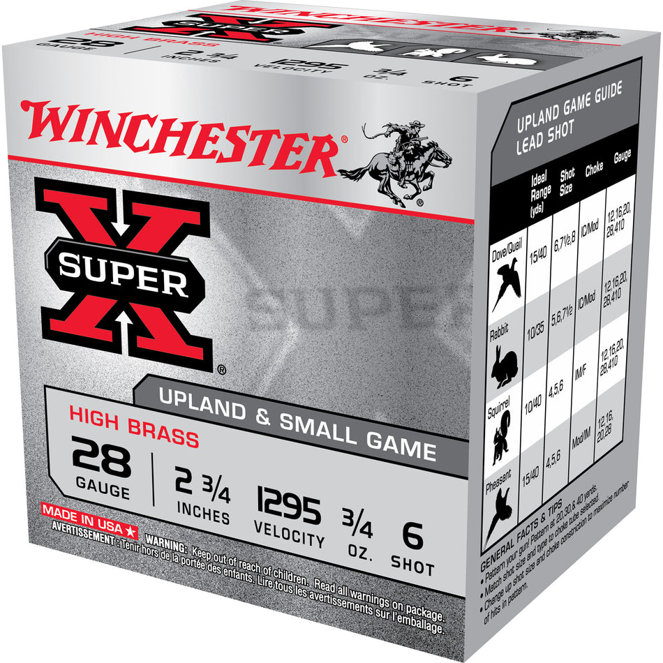 Winchester Super X Heavy Game Load 28 Gauge 2.75" Ammo