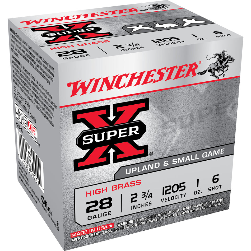 Winchester Super-X Heavy Game Load 28 Gauge 2 3/4" 1 oz #6 Shot