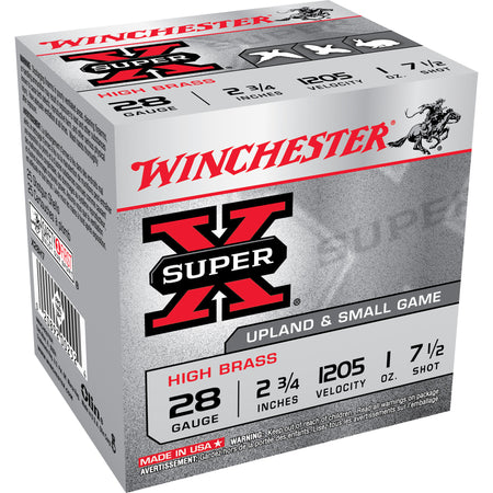 Winchester Super X High Brass 28 Gauge 2 3/4" 1 oz #7.5 Shot