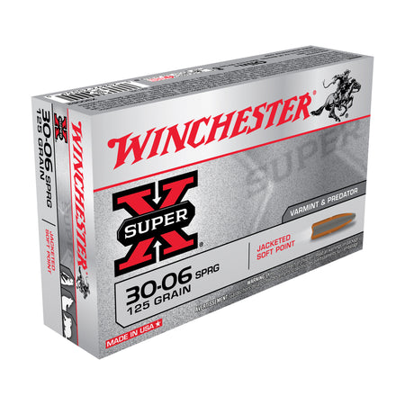Winchester .30-06 Springfield Super-X 125gr JSP Ammo