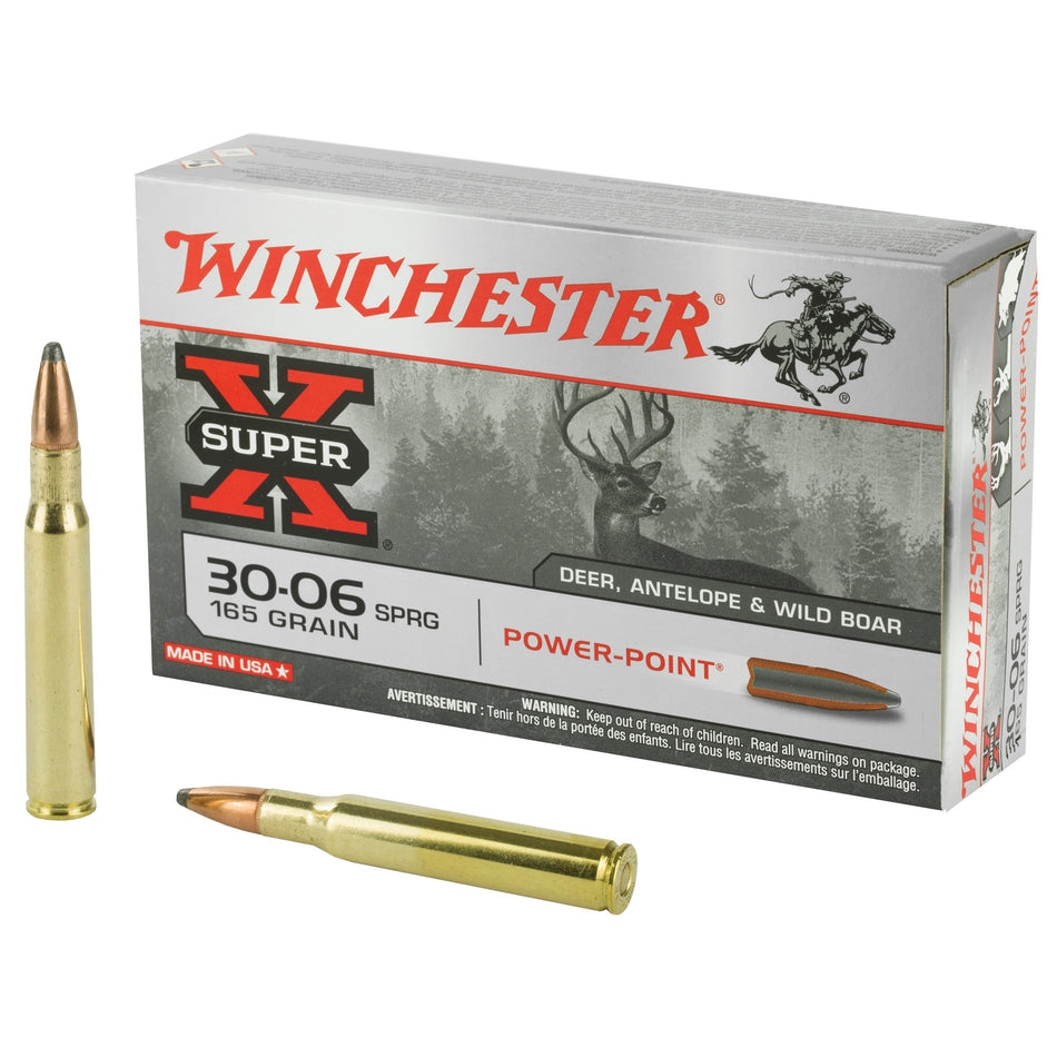 Winchester .30-06 Springfield Super-X 165gr Power-Point Ammo