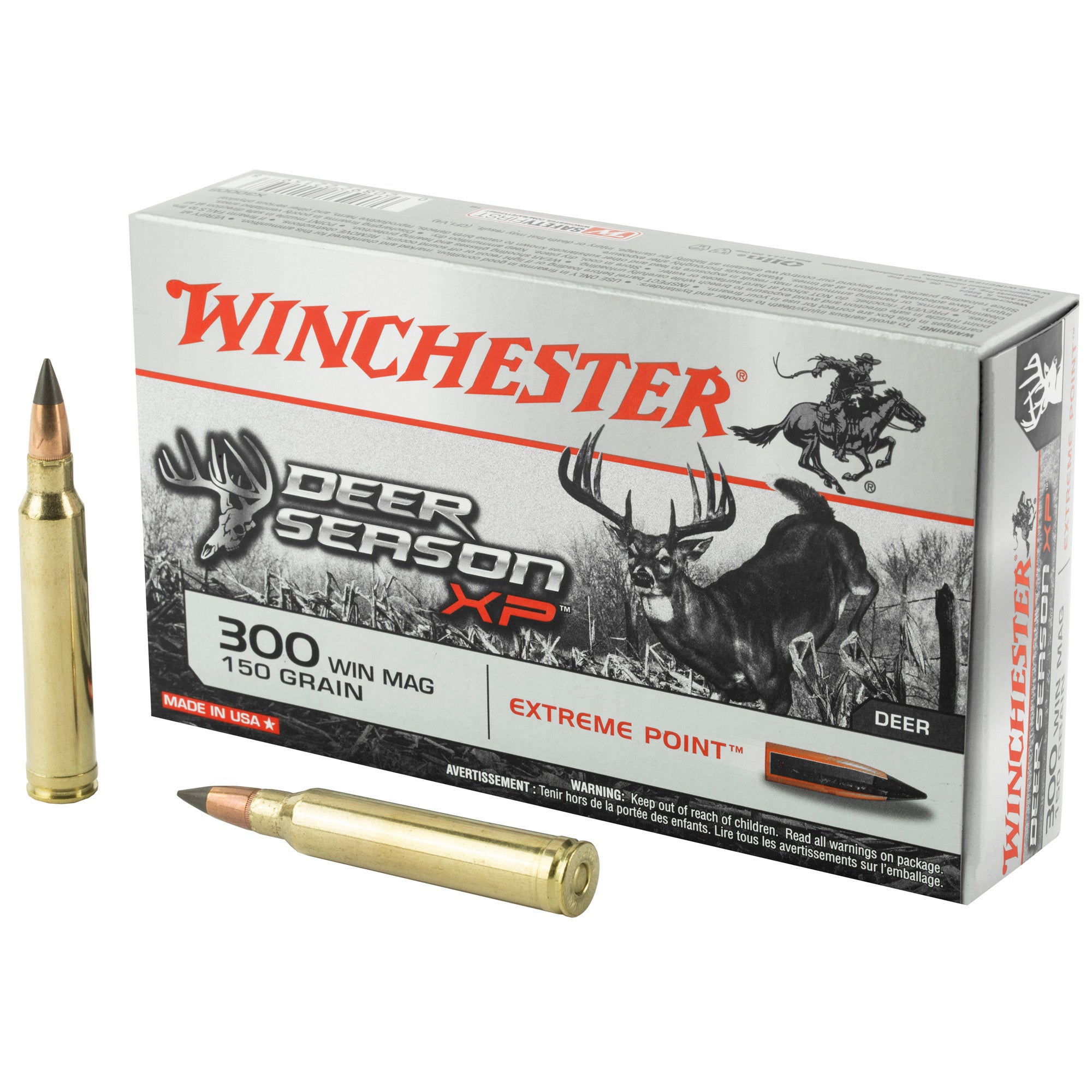 Winchester .300 Win Mag Deer Season XP 150gr Extreme Point Ammo