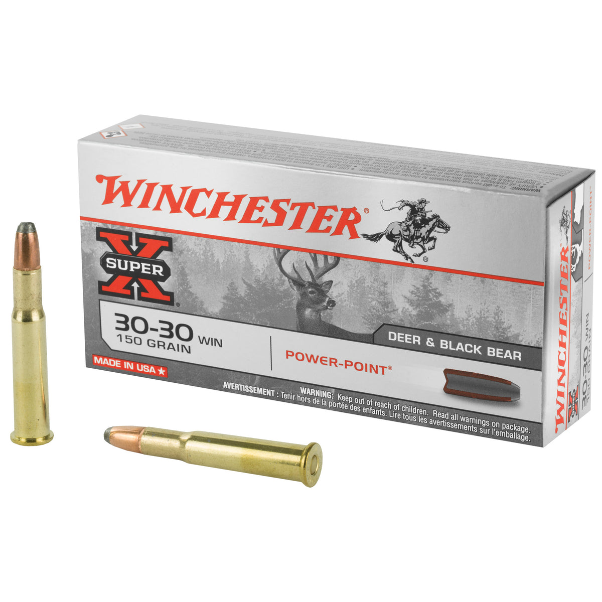 Winchester .30-30 Winchester Super-X 150gr Power-Point Ammo