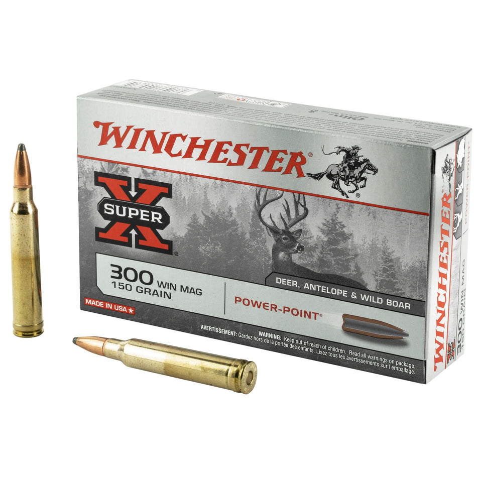 Winchester .300 Win Mag Super-X 150gr PP Ammo