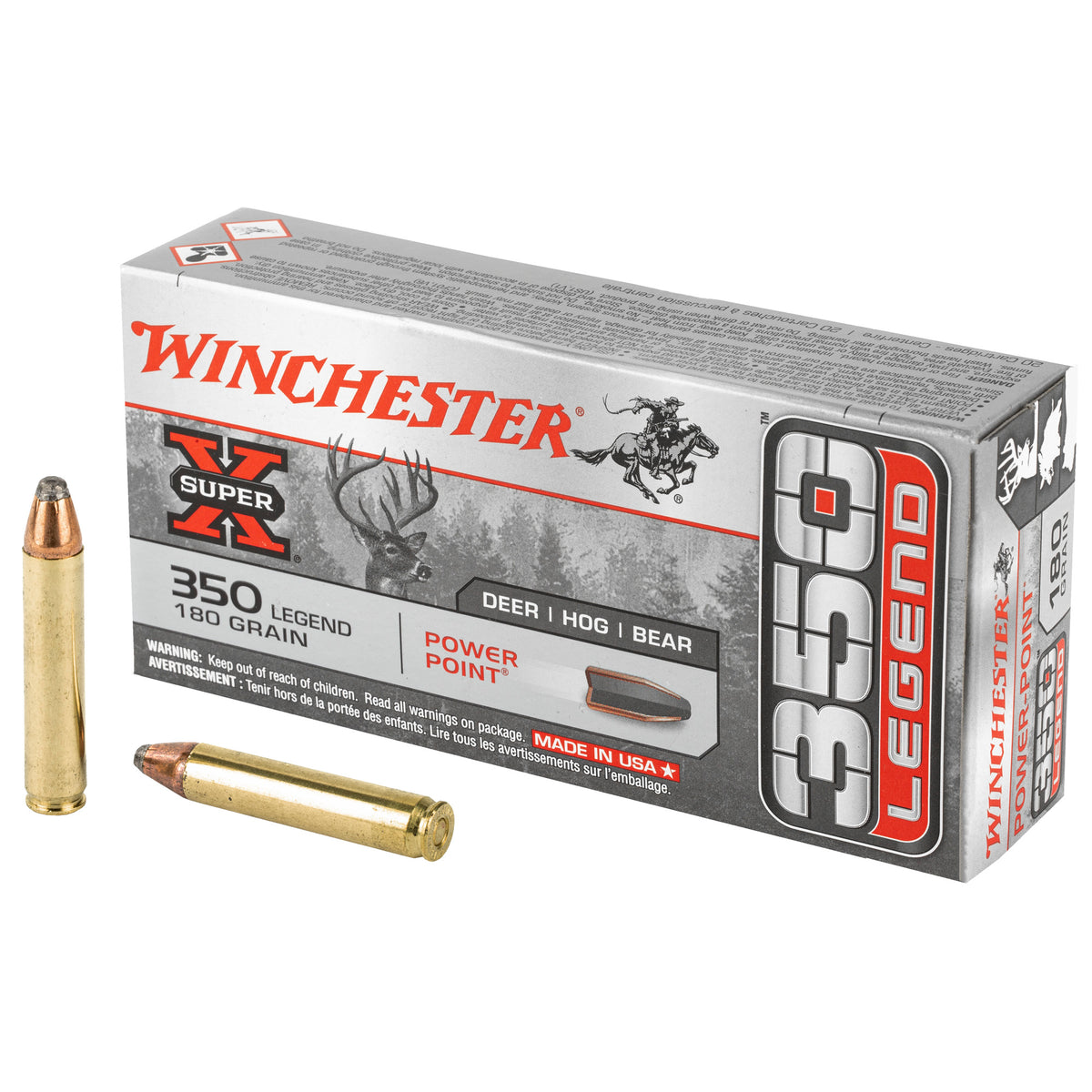 Winchester .350 Legend Super-X 180gr PP Ammo