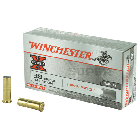 Winchester .38 Special Super-X 148gr Wadcutter Ammo
