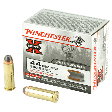 Winchester .44 Magnum SUPER-X 240gr JHP Ammo