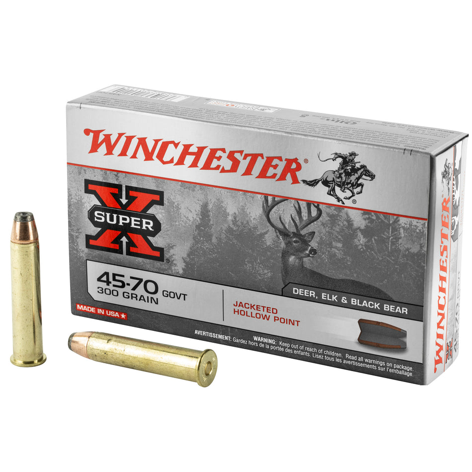 Winchester .45-70 Government Super-X 300gr JHP Ammo