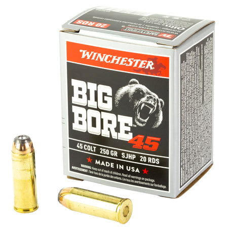 Winchester .45 Colt Big Bore 250gr JHP Ammo