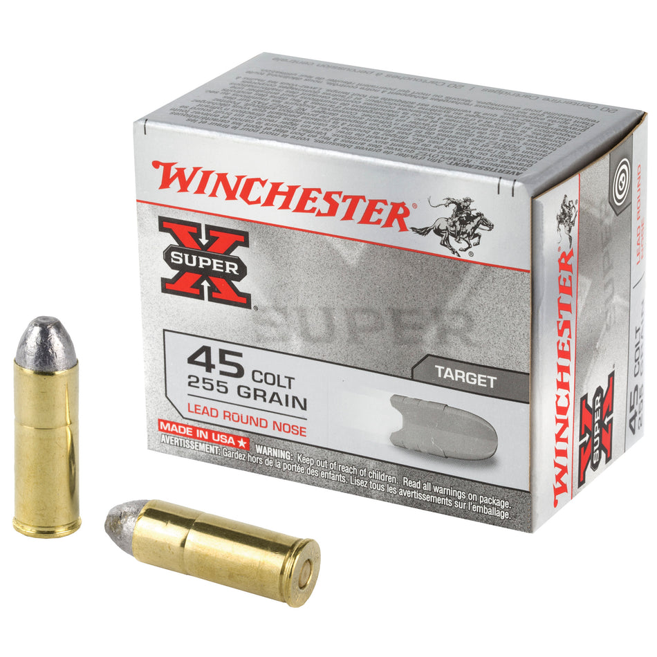 Winchester .45 Long Colt Super-X 255gr LRN Ammo