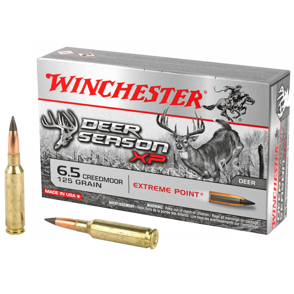 Winchester 6.5mm Creedmoor Deer Season XP 125gr Extreme Point Ammo