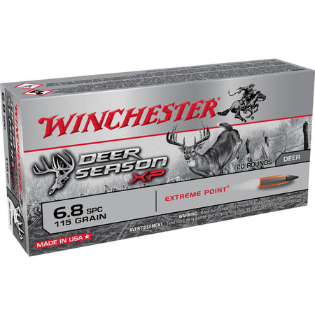Winchester 6.8 Remington SPC Deer Season XP 115gr Extreme Point Ammo