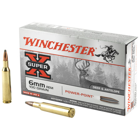 Winchester 6mm Remington Super-X 100gr JSP Ammo
