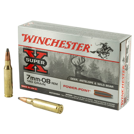 Winchester 7mm-08 Remington Super-X 140gr Power-Point Ammo