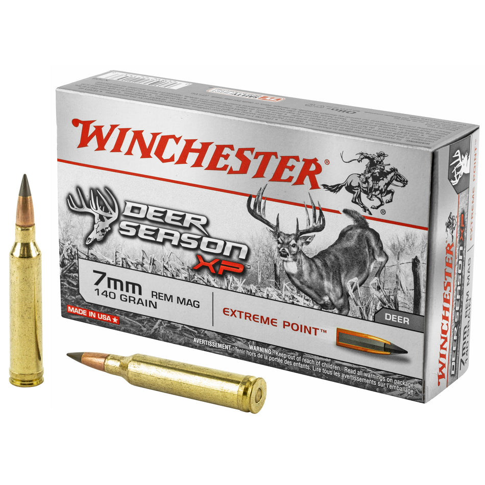 Winchester 7mm Remington Mag Deer Season XP 140gr Extreme Point Ammo