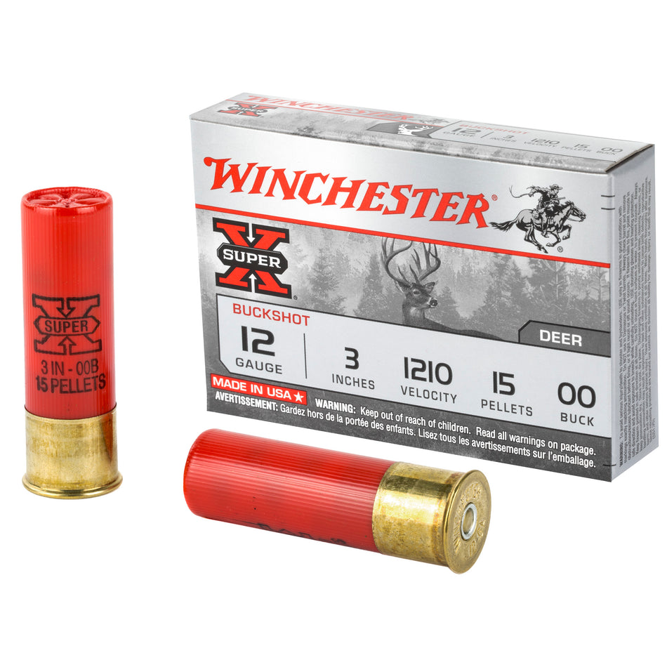 Winchester Super X 12 Gauge 3" #00 Buckshot