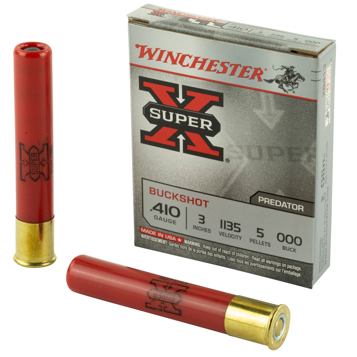 Winchester Super-X .410 Bore 3" #000 Buckshot