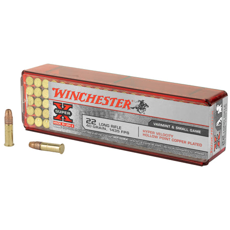 Winchester .22 LR Super-X Hyper Velocity 40gr HPCP Ammo