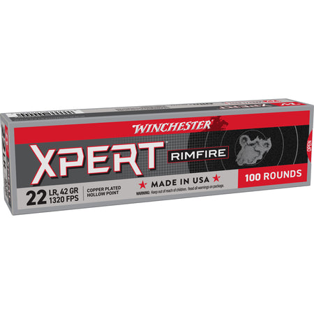 Winchester .22 LR Xpert Rimfire 42gr CPHP Ammo