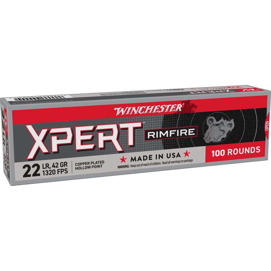 Winchester .22 LR Xpert Rimfire 42gr CPHP Ammo