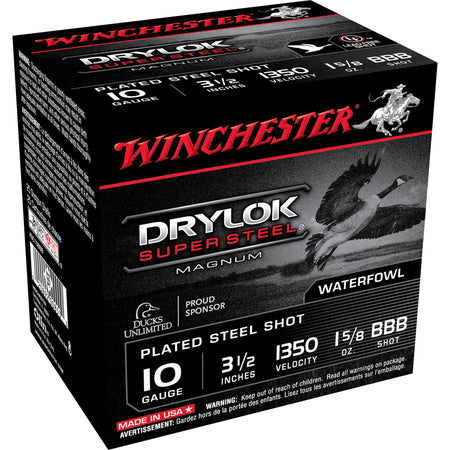 Winchester Drylok Super Steel Magnum 10 Gauge 3 1/2" 1 5/8 oz #BB Shot