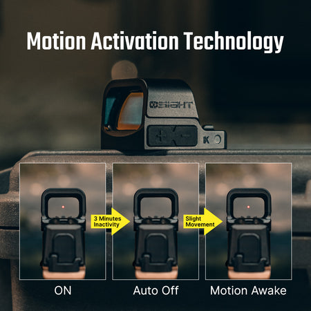 Osight K Compact 6 MOA Red Dot Sight Side-Loading Battery RMSc Footprint