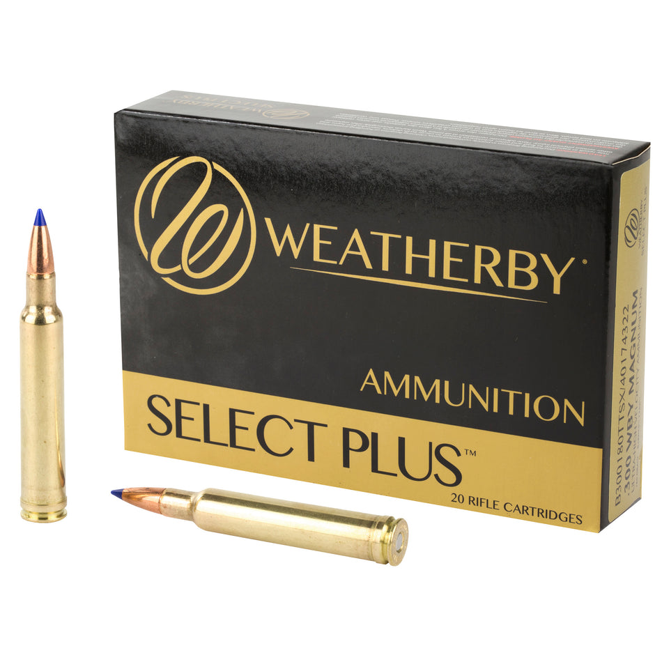 Weatherby B300180TTSX Select Plus Barnes Tipped TSX Lead Free 180 Grain .300 Weatherby Mag 3232 fps