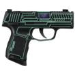 Sig Sauer P365 "Outlander Blue Laser" Handgun 9mm Luger 10rd Magazines(2) 3.1" Spectrum Barrel X-RAY 3 Sights Manual Safety