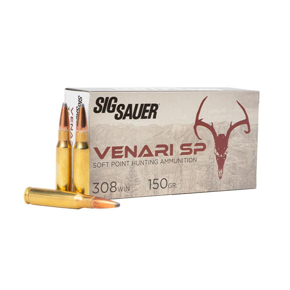 Sig Sauer .308 Win Venari 150gr SP Ammo