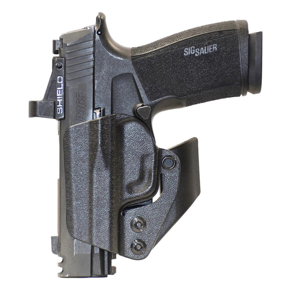Mission First Tactical Minimalist, Inside Waistband Holster, Fits Sig P365 X-Macro, Boltaron, Black, Ambidextrous, Includes 1.5" Belt Attachment H2S365-MAIWBM