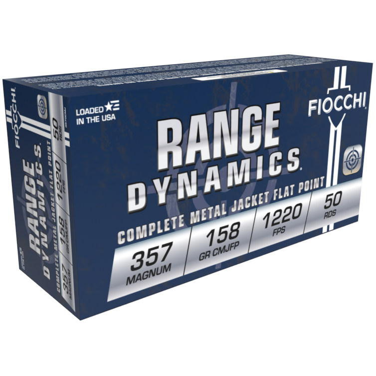 Fiocchi .357 Magnum Range Dynamics 158gr FMJ Ammo