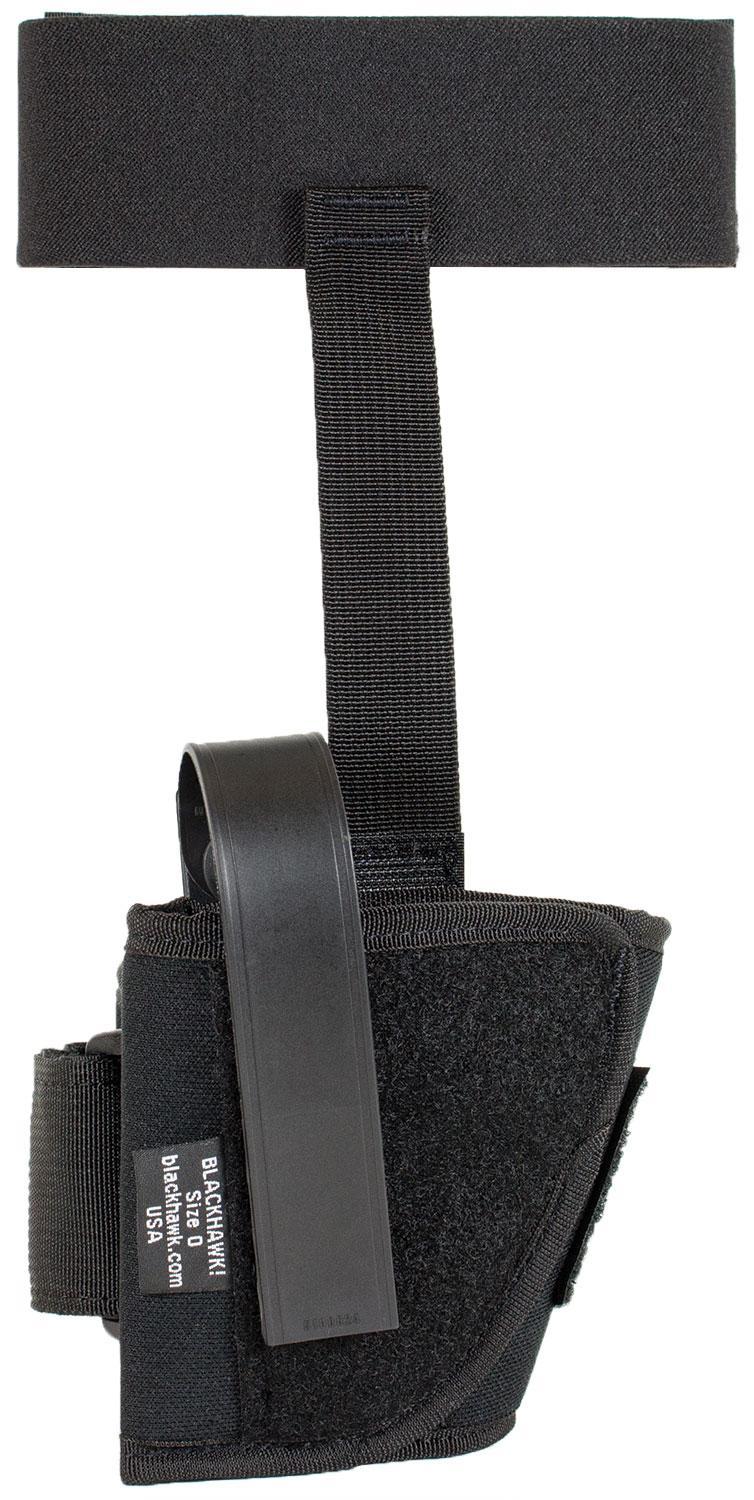 Blackhawk Ankle Holster Left Hand - Black 648018100550