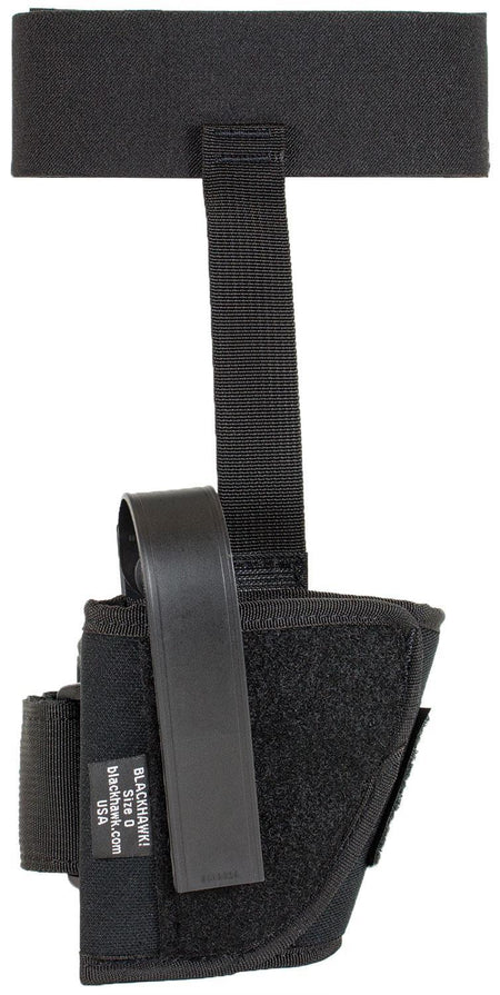 Blackhawk Ankle Holster Left Hand - Black 648018100550