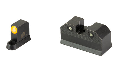 XS Sights R3D, 2.0, Tritium Night Sight, For CZ P10, Suppressor Height, Orange Front Outline, Orange Tritium Front/Rear CZ-R201S-6N