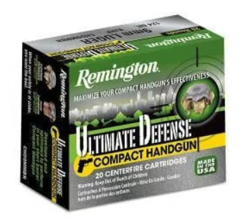 Remington .357 Magnum Ultimate Defense 125gr Brass JHP Ammo